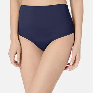 Anne Cole Women's High Waist Bikini Bottom Swimsuit Navy Size 18W 00225